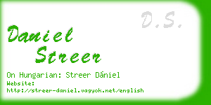 daniel streer business card